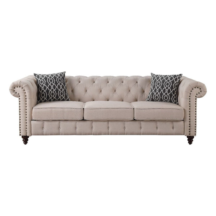 Aurelia - Sofa - Tan Linen