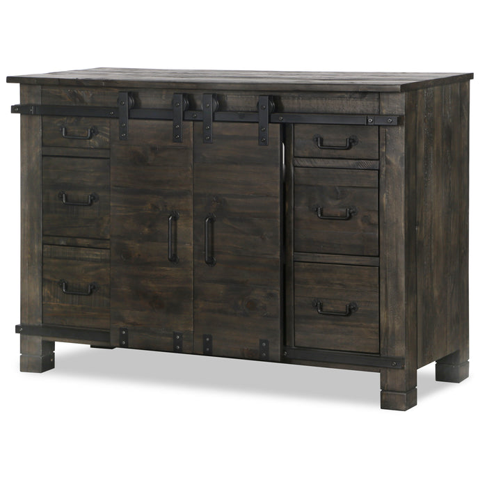 Abington - Media Chest In Weathered Charcoal