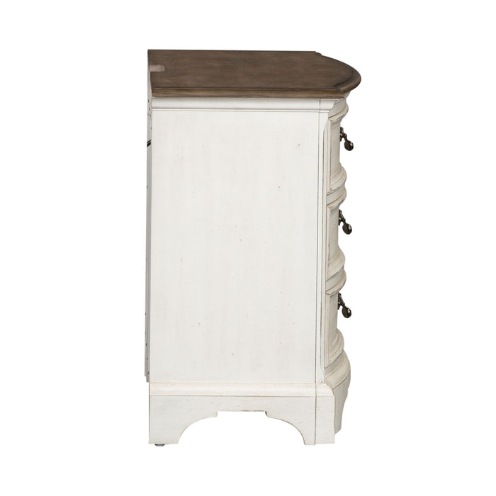 Abbey Road - 3 Drawer Night Stand - White