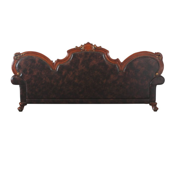 Picardy - Sofa - Vintage Cherry Oak & PU - 50"