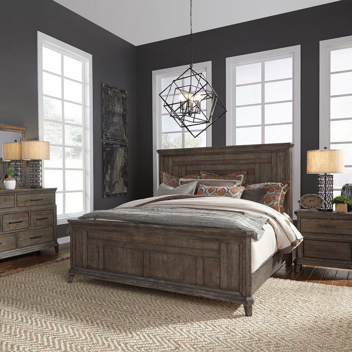 Artisan Prairie - Panel Bed, Dresser & Mirror