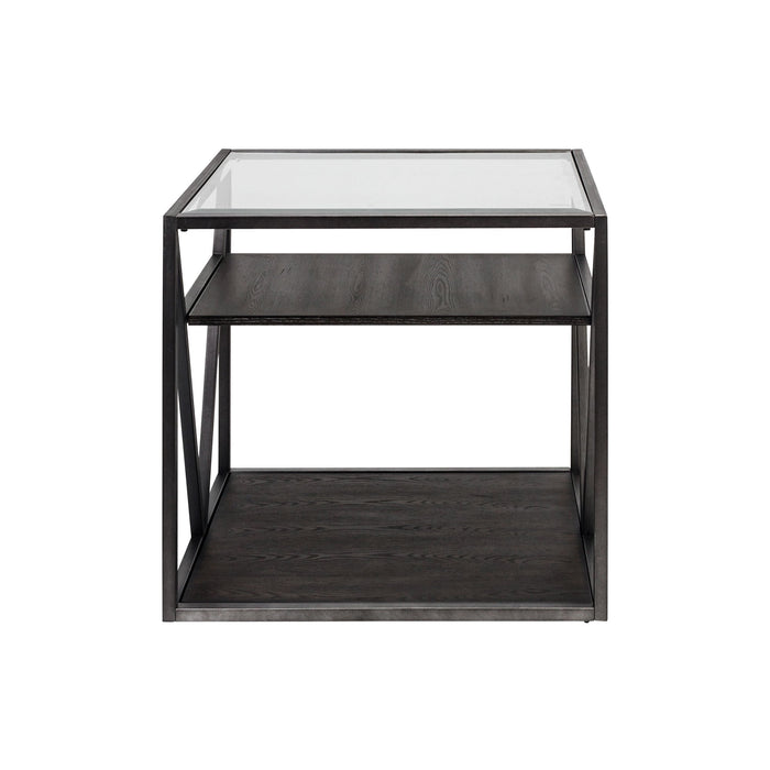 Arista - 3 Piece Set (1-Cocktail 2-End Tables) - Dark Gray