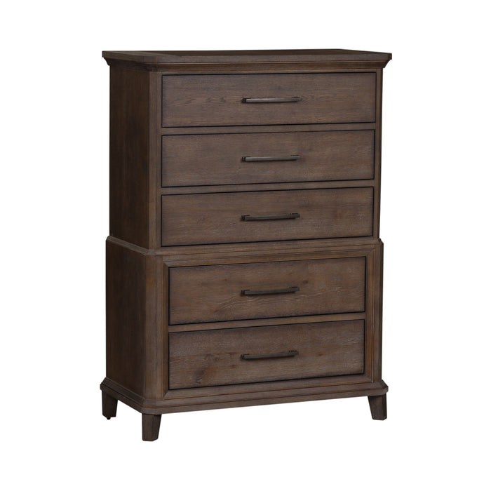 Artisan Prairie - 5 Drawer Chest - Dark Brown