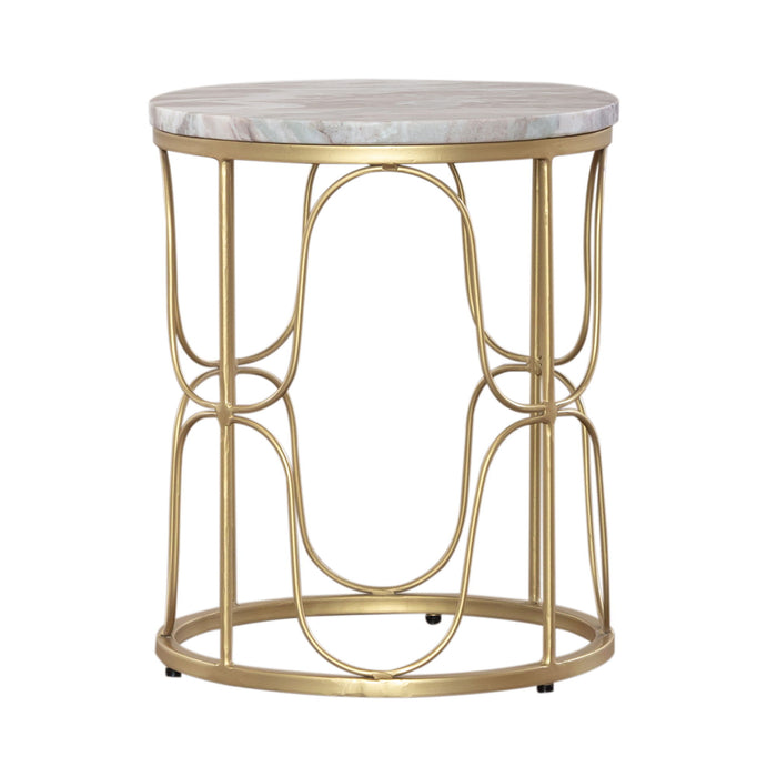 Verona - Accent Tables - Pearl Silver