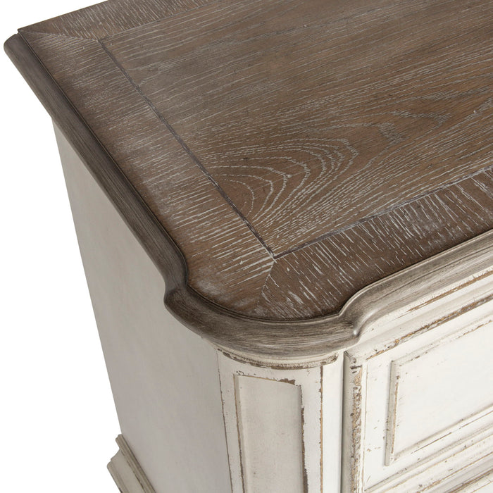 Magnolia Manor - 2 Drawer Night Stand - White