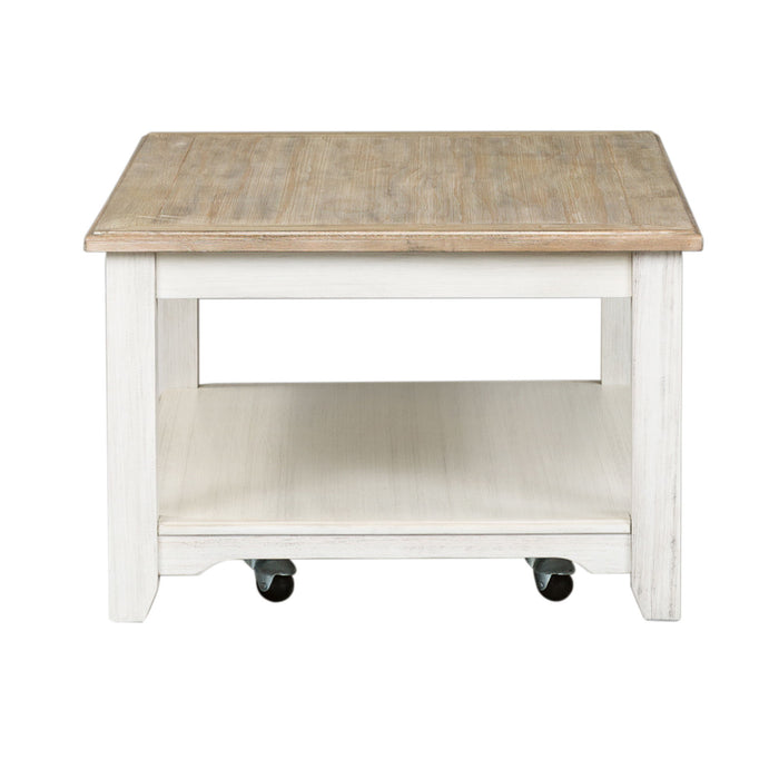 Summerville - Rectangular Cocktail Table - White