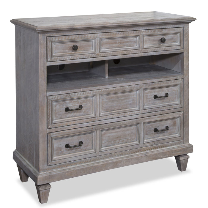 Lancaster - Media Chest In Dovetail Grey