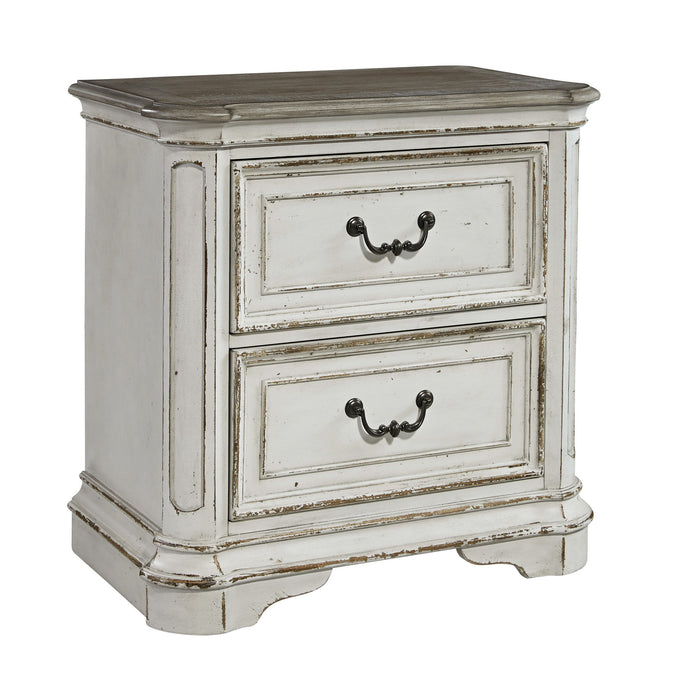 Magnolia Manor - 2 Drawer Night Stand - White