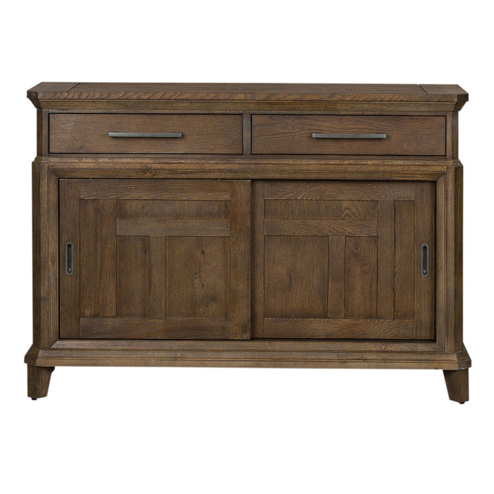 Artisan Prairie - Sliding Door Buffet - Dark Brown