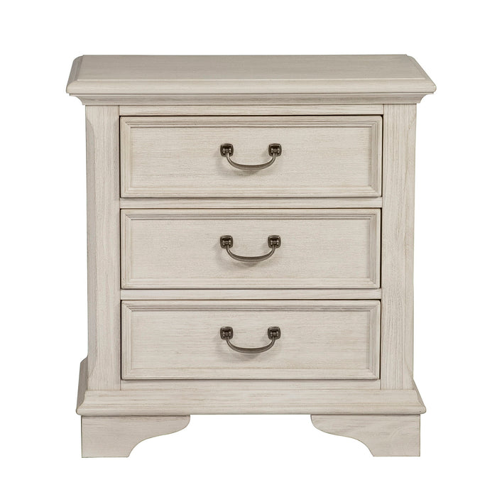 Bayside - 3 Drawer Night Stand - White