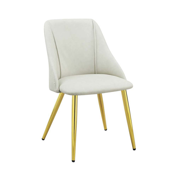 Gaines - Side Chair - White PU