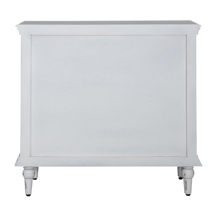 French Quarter - 2 Door Accent Cabinet - White