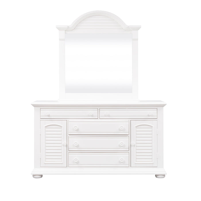 Summer House - Dresser & Mirror - White - 83" Height