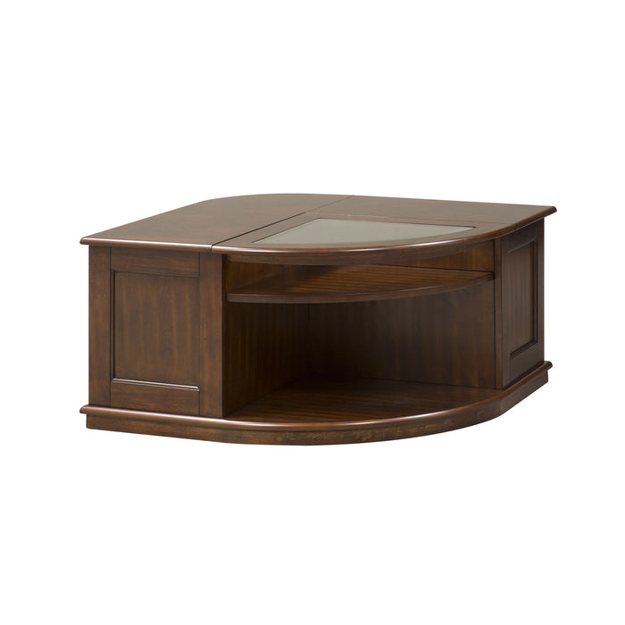 Wallace - 3 Piece Set (1-Cocktail 2-End Tables) - Dark Brown