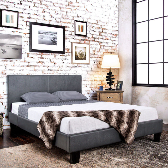 Winn Park - Padded Leatherette Platform Bed