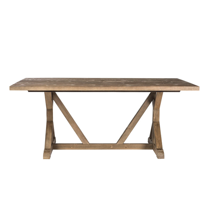 Carolina Lakes - Trestle Table - Gray