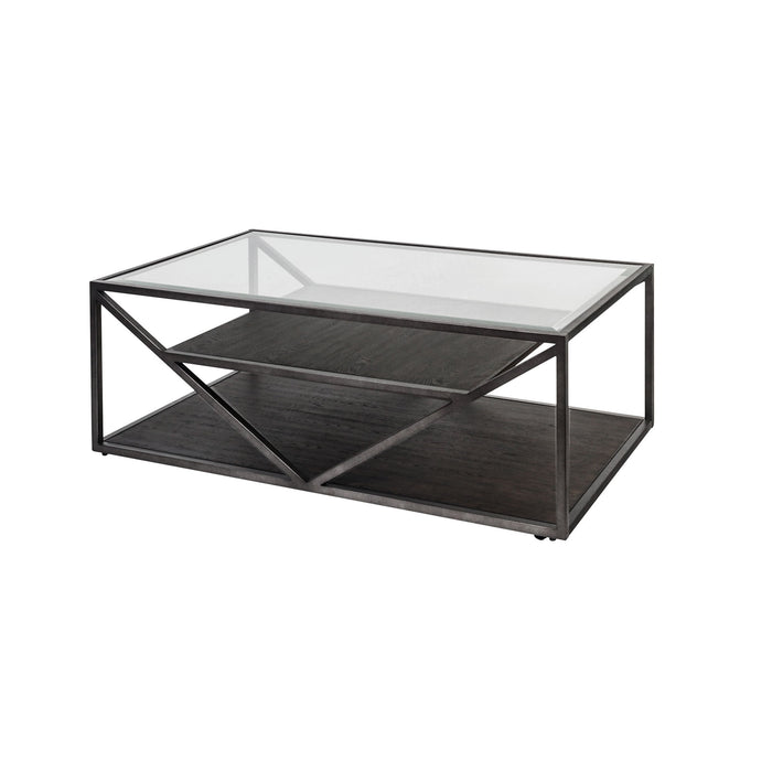 Arista - Rectangular Cocktail Table - Dark Gray