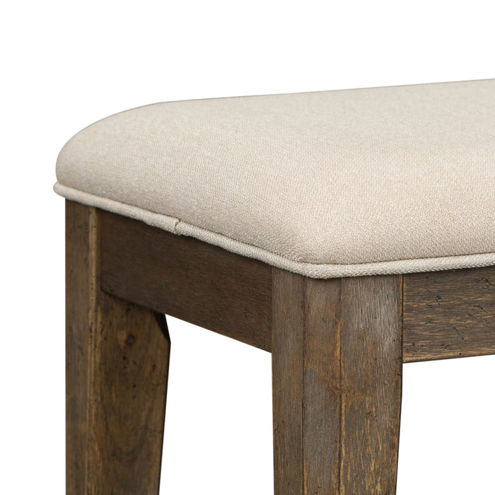 Artisan Prairie - Upholstered Bench - Dark Brown