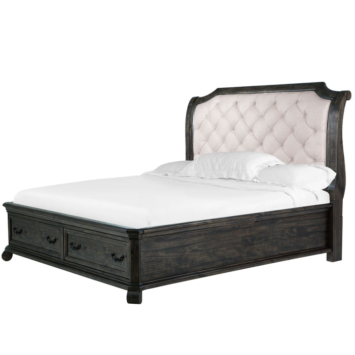 Bellamy - Complete Sleigh Storage Bed