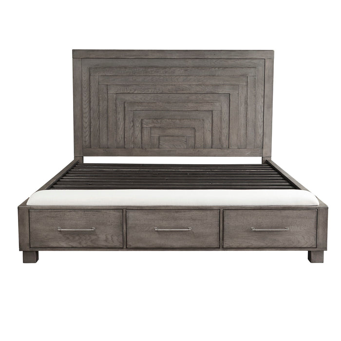 Modern Farmhouse - Storage Bed, Dresser & Mirror