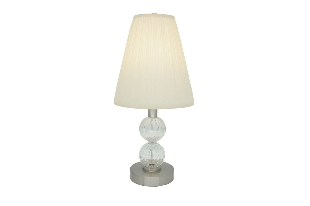 Table Lamp - Pearl Silver - 21"