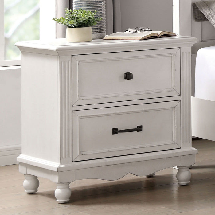 Georgette - Night Stand - Antique White