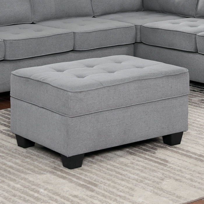 Linore - Ottoman - Gray