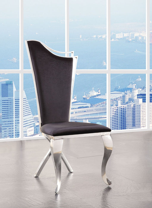 Cyrene - Side Chair (Set of 2) - Fabric & Stainless Steel