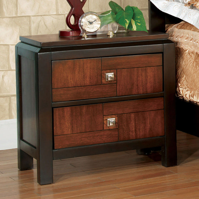 Patra - Night Stand - Acacia / Walnut