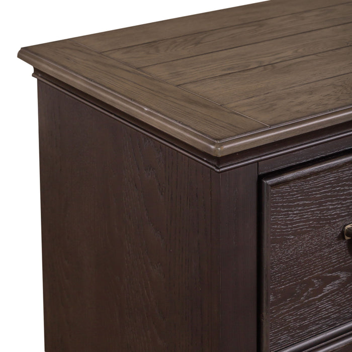 Allyson Park - 8 Drawer Dresser - Dark Brown