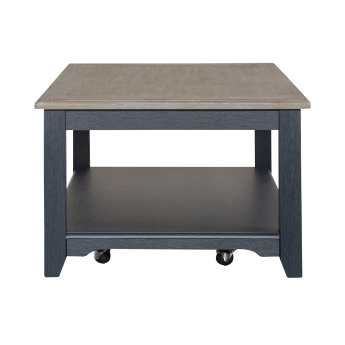 Summerville - Rectangular Cocktail Table - Navy