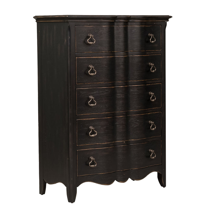 Chesapeake - 5 Drawer Chest - Black