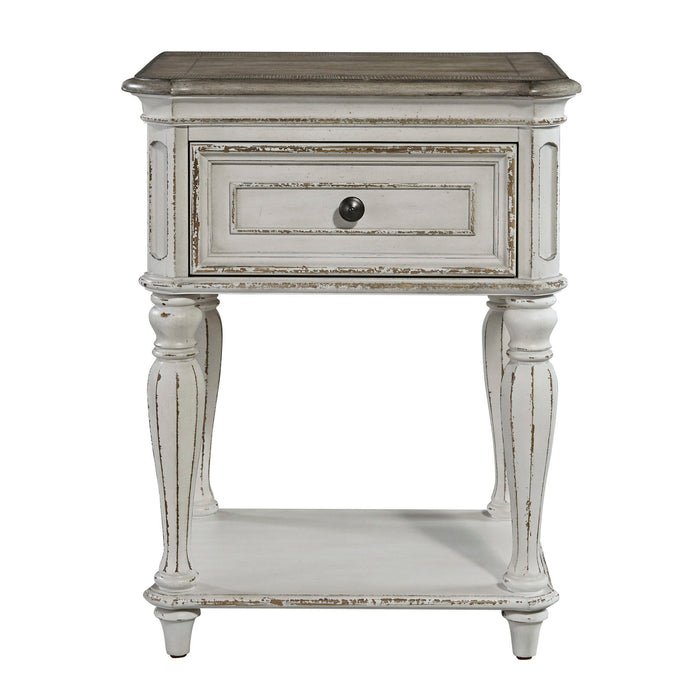 Magnolia Manor - Leg Night Stand - White