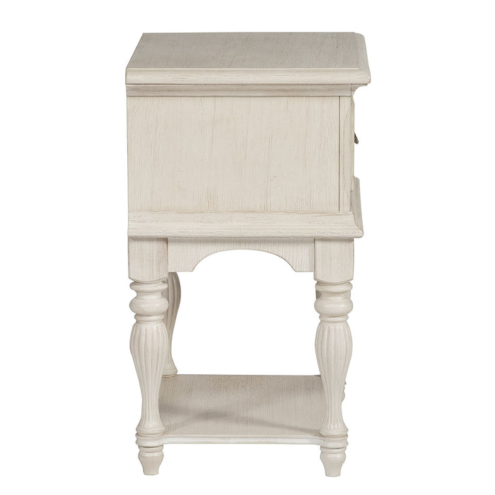 Bayside - Leg Night Stand - White