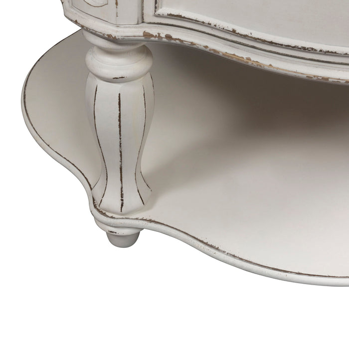 Magnolia Manor - Round Cocktail Table - White