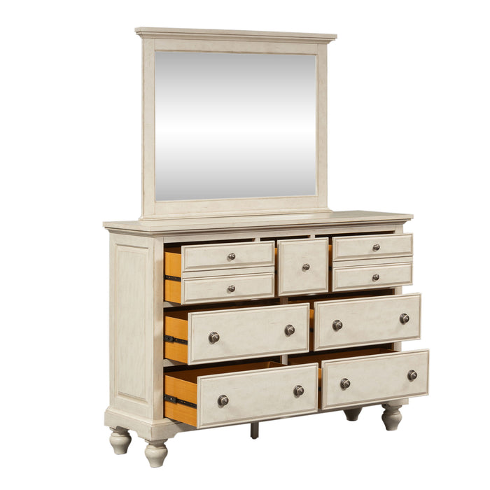 High Country - Dresser & Mirror - White