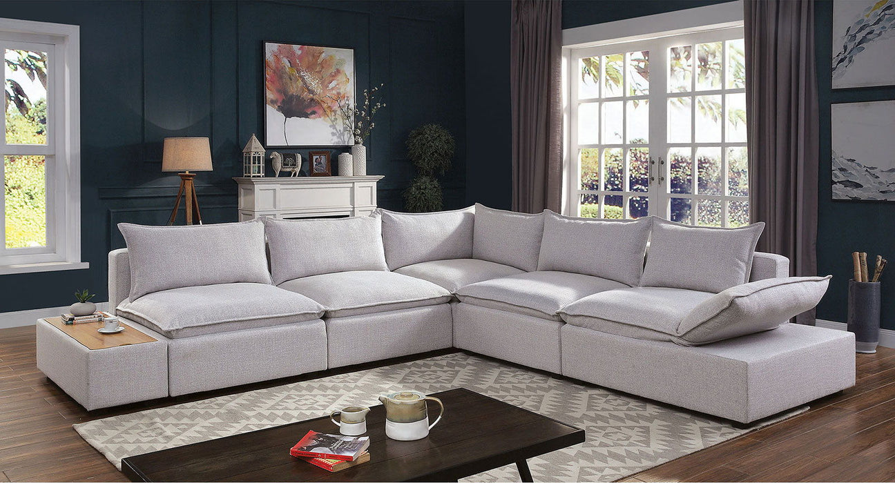 Arlene - Sectional - Light Gray