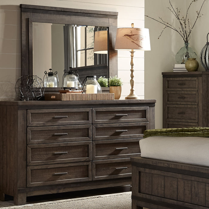 Thornwood Hills - 8 Drawer Dresser - Dark Gray