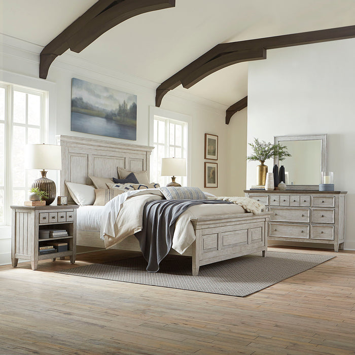 Heartland - Panel Bed, Dresser & Mirror