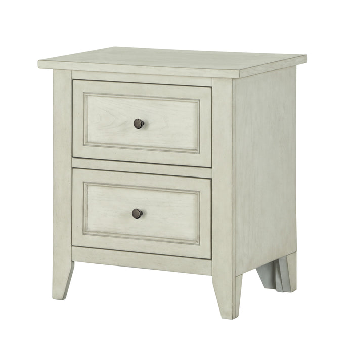 Raelynn - 2 Drawer Nightstand In Weathered White