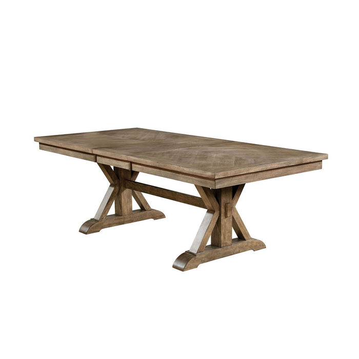 Julia - Dining Table - Light Oak / Beige