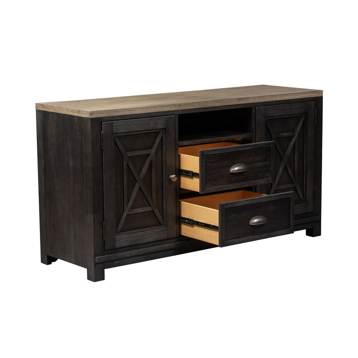 Heatherbrook - 56" TV Console - Black