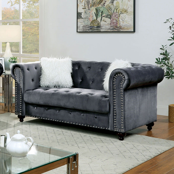 Giacomo - Loveseat - Gray