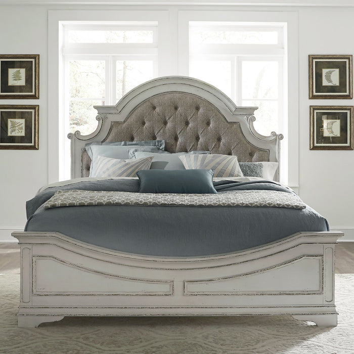 Magnolia Manor - Uph Bed, Dresser & Mirror