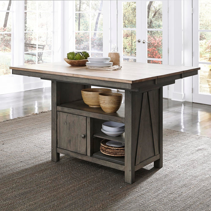 Lindsey Farm - Kitchen Island - Dark Gray