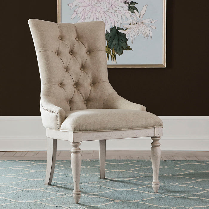 Abbey Road - Upholstered Side Chair - White