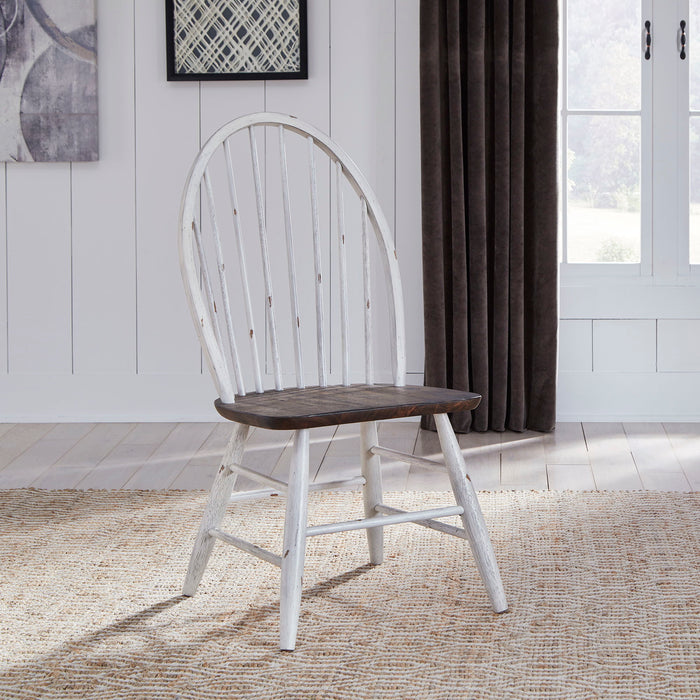 Farmhouse - Windsor Back Side Chair - White