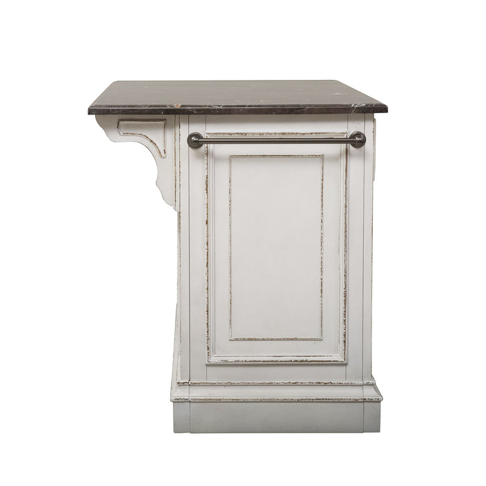 Magnolia Manor - Kitchen Island - White