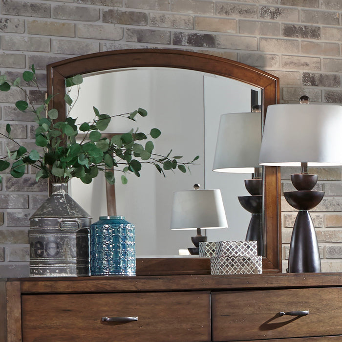 Avalon - Arched Mirror - Dark Brown