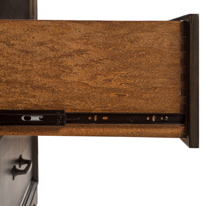 Catawba Hills - Dresser & Mirror - Dark Brown